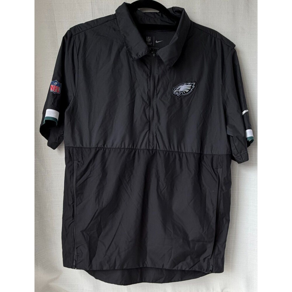 Nike Philadelphia Eagles NFL On Field Jacket Vest Zip Off Sleeves Mens Small